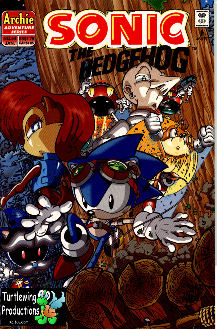 Sonic - Archie Adventure Series January 1998 Cover Page
